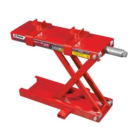 Ranger 5150071 1.1 Ton Capacity Motorcycle / ATV Jack, Red Foto 1 de 4