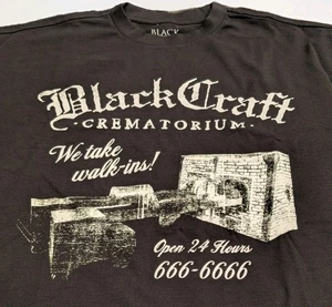 BlackCraft Cult Medium T-Shirt BlackCraft Krematorium We Take Walk-ins! NEU - Bild 1 von 3