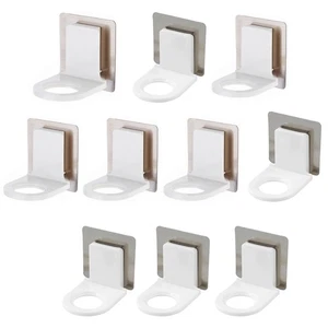 10 PCS No Punching Rack Shower Bottle Holder Holders for Shampoo - Picture 1 of 12