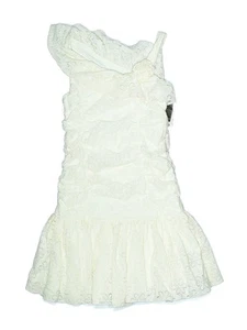BCX Girl Girls Ivory Dress 8 - Picture 1 of 2