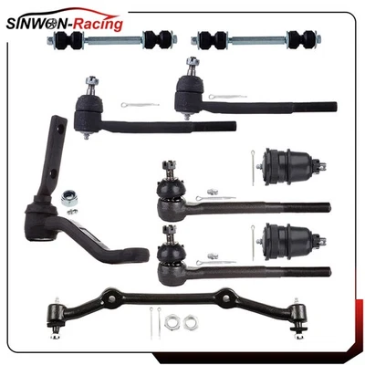 10x For 83-91 GMC S15 Jimmy RWD/2WD Suspension Idler Arm Ball Joint Tie Rod End Foto 1 de 4