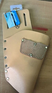 New & Unused - Silverline - Leather Drill cordless Holster tool belt 50mm wide - Picture 1 of 5