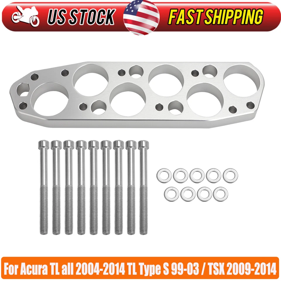 Kit espaciador colector de admisión de billet de 3/4" para serie J V6 Acura TL TSX Accord EE. UU. Foto 1 de 4