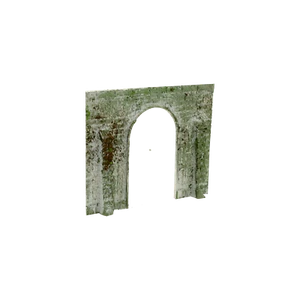 Tunnelportal Backstein, Spur N, gealtert, eingleisig, für Oberleitung geeignet - Bild 1 von 2