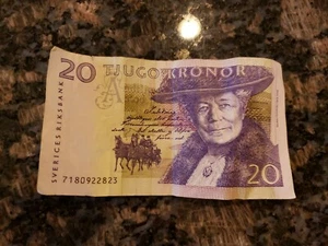 Sweden Tjugo Kronor 20 Sverices Riksbank - Picture 1 of 2
