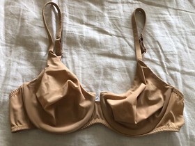 La Perla 3 Women's Nude Beige Unpadded Bra US 36C Made In Portugal