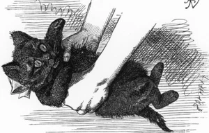 And It Really Was a Kitten, de Alicia en el País de las Maravillas -- POSTAL - Imagen 1 de 2