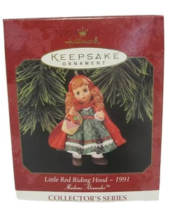 HALLMARK 1991 QX6155 Little Red Riding Hood Madame Alexander ORNAMENT - Picture 1 of 1