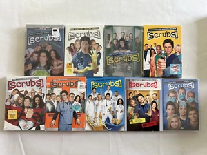 SCRUBS - SEASONS 1 2 3 4 5 6 7 8 9 COMPLETE SERIES DVD Brand New - Picture 1 of 11