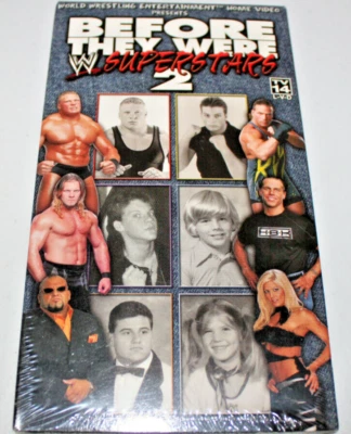 WWE Before They Were Superstars 2 (VHS 2003) Brock Lesnar, RVD - Brand New - Image 1 of 2