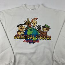 VTG 90s Universal Studios Florida Hanna-Barbera Sweatshirt XL X-Large Scooby Doo