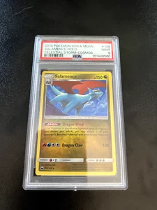 2018 POKEMON SUN & MOON CELESTIAL STORM PROMO SALAMENCE HOLO COSMOS PSA 9 - Picture 1 of 2