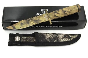 Snake Eye Tactical Wellenschliff Klinge 8,5 Zoll Survival Messer - Edelstahlklinge - Bild 1 von 7