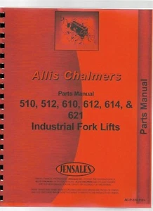 Catálogo manual de piezas de montacargas Allis Chalmers 510 512 514 521 630 - Imagen 1 de 6