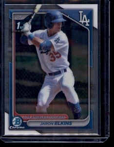 2024 Bowman - Chrome Prospects #BCP-106 Jaron Elkins (RC) - Picture 1 of 2