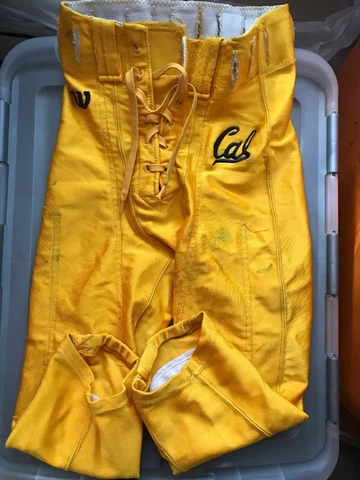 Vintage Wilson Football Pants UC Berkeley Cal Bears Sz26 Player Number 80 Cover