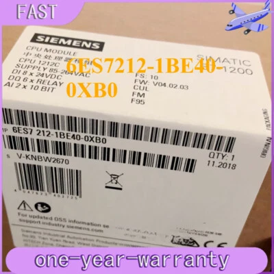 1PCS 6ES7212-1BE40-0XB0 6ES7 212-1BE40-0XB0 New in Box Siemens Module Fast Ship - Image 1 of 3