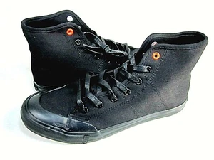US Army Men's Ripcord Hi-Top Canvas Sneakers Black Size 8 M NEW IN BOX - Picture 1 of 6