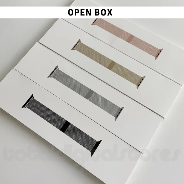 Genuine Apple Milanese Loop Watch Strap Buckle Fabric Band 45mm 44 / 42 / 41 40