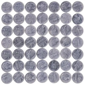 Italy 100 Lire | 100 Coins | Large type | Goddess Minerva | KM96.1 | 1955 - 1989 - Picture 1 of 12