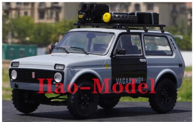 SolidoS 1:18 LADA NIVA Jeep Alloy Diecast Model Car Hobby Gifts Collection Gray - Image 1 of 4