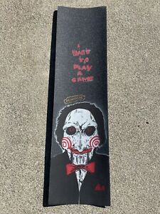 Mob Skateboard Graphic Grip Tape Saw Jigsaw Billy The Puppet Horror Art Scary
