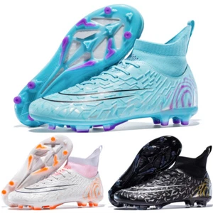 Herren Fußballschuhe AG Stollen Nocken Fussball Stiefel Kinder Fussball Schuhe - Bild 1 von 23