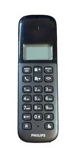 Philips D160 Telefon schwarz Ersatztelefon Schnurlos DECT - Bild 1 von 2