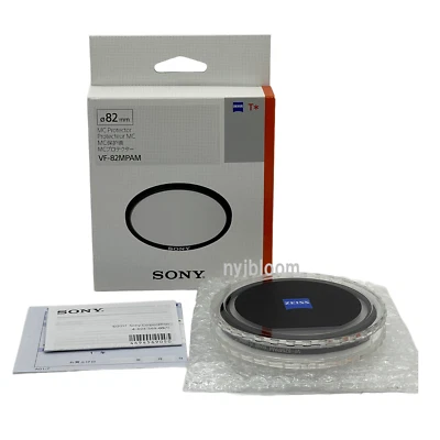 New SONY 82mm Zeiss MC Protector Filter VF-82MPAM  Multi-Coated Clear - Image 1 of 4