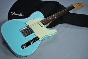 Fender FSR Collection Made in Japan Traditional 60s Telecaster Custom Daphne Blu - Picture 1 of 9