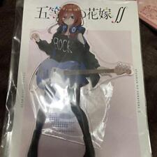 The Quintessential Quintuplets Rock Ver Big Acrylic Stand Miku Nakano Used