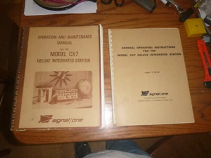 CX7 Operation and Maintenance, Operating and Owners Manuals - Picture 1 of 9
