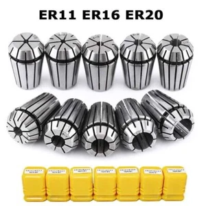 ER11/ER16/ER20 Spring Collets Set For CNC Milling Lathe Tool Engraving Machine - Picture 1 of 7