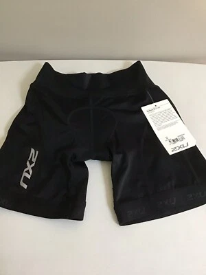 2XU Perform Tri Short #WT2852b Bicicleta Feminina Bicicleta Corrida Tamanho XS Preto Novo Com Etiqueta E1 - Imagem 1 de 4