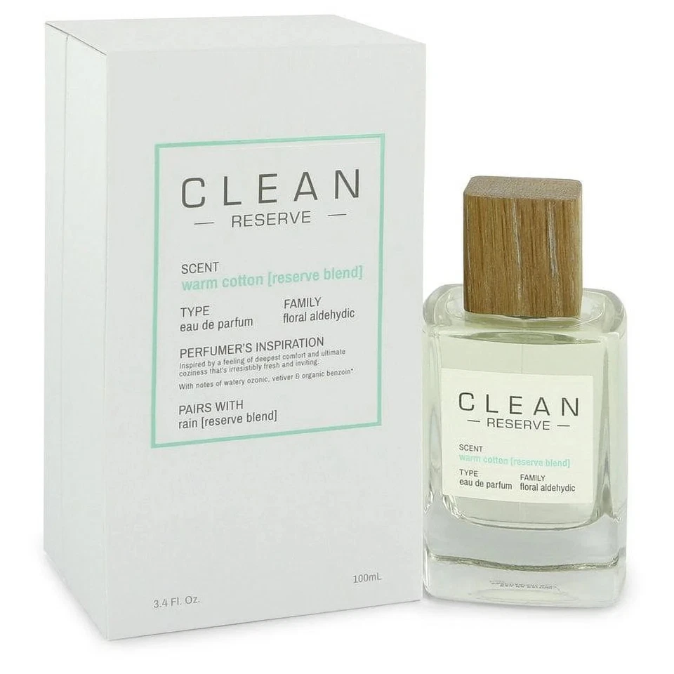 Clean Reserve Algodão Quente Unissex Eau de Parfum Spray 3,4 oz/100 ml NOVO - Imagem 1 de 4