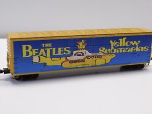 HO Scale - Custom The Beatles Yellow Submarine 50' Box Car Train