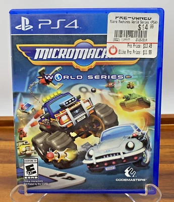 Micro Machines World Series PS4 Sony PlayStation 4 Game Complete EUC - Image 1 of 4