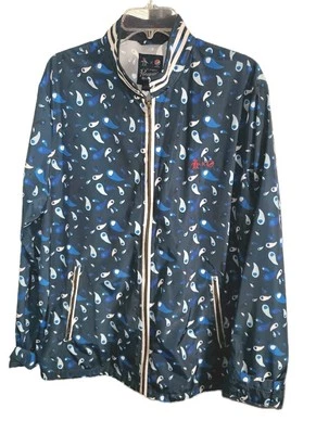 Chaqueta cortavientos original Penguin X Pepsi para mujer talla XL azul Munsingwear Foto 1 de 4