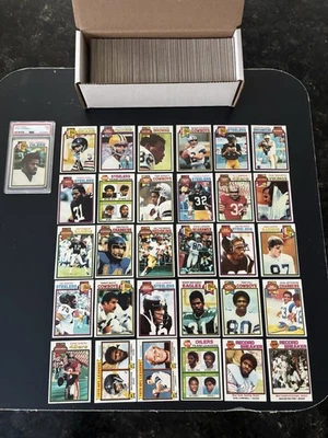 Juego completo de fútbol americano Topps 1979 1-528 Campbell RC PSA 7 Payton Lofton excelente-como nuevo Foto 1 de 4