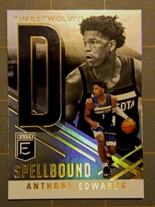 2020-2021 Panini Elite Anthony Edwards Spellbound "D" Baksetball Card NBA - Picture 1 of 4