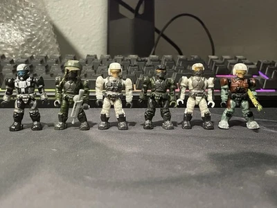Classic Articulation UNSC Marine Lot Halo Mega Construx Bloks Figure ODST Pilot - Image 1 of 3