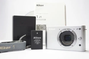 [All Works] Nikon 1 J1 10.1MP Digital Camera White Body Only From Japan - Picture 1 of 12