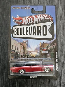 Hot Wheels Boulevard 2011 Big Hits Pontiac GTO Wagon Real Riders Red/Black.. - Picture 1 of 3