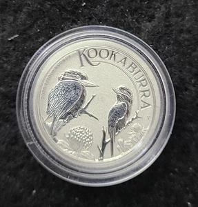 Moneda de platino fino Reina Isabel 2023 Australia Cucaburra 1/10 oz .9995 - Imagen 1 de 3