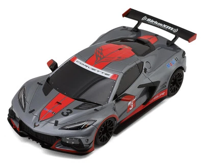 Kyosho Mini-Z MR-04 Chevrolet Corvette C8.R Pre-Painted Body (Gun Metal/Red) - Image 1 of 3