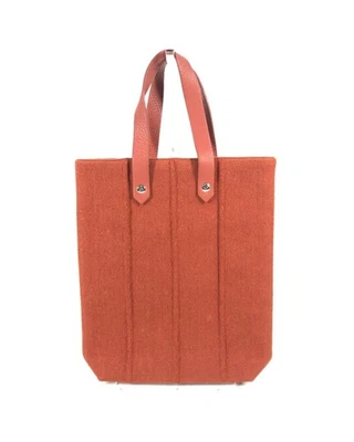 Preloved hermes Stylish Tote Bag with Double Handles and Open Top Women Orange Foto 1 de 4