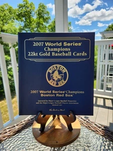 2007 Danbury Mint 22kt Gold Card Limited Edition Set - BOSTON RED SOX WS CHAMPS! - Bild 1 von 9