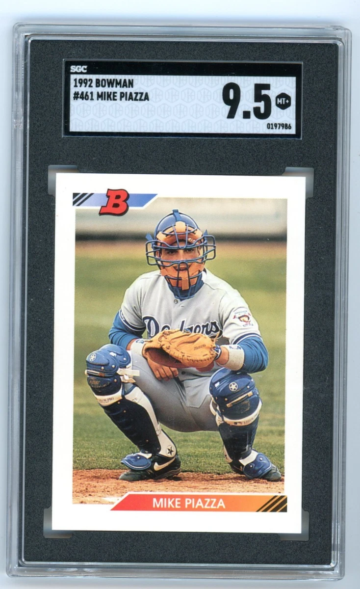 Bowman Mike Piazza Los Angeles Dodgers 9.5 Graded Baseball Trading