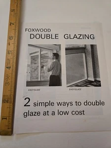 Vintage 1960s Double Glazing Easyslide Easyglaze DIY Window Fitting Instructions - Picture 1 of 4