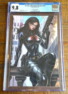 G.I. JOE #318 CGC 9.8 DAVID DIAS BARONESS VIRGIN VARIANT SNAKE-EYES TRANSFORMERS - Image 1 of 2